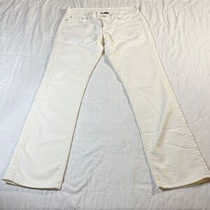 Lucky Brand Gene Montesano White Denim Jeans Women’s 4/27 Made in USA